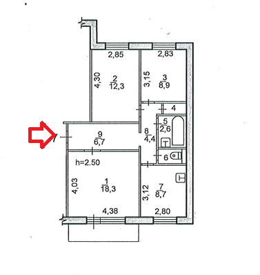 Купить квартиру г Хабаровск, ул Фурманова, д 21 6800000 рублей
