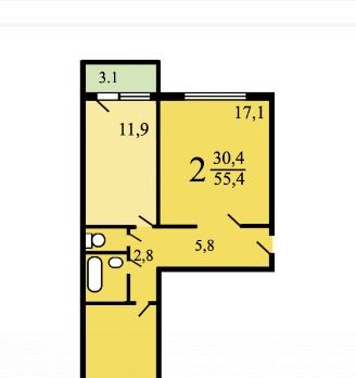 Купить квартиру г Москва, ул Ярцевская, д 4 к 2 16000000 рублей
