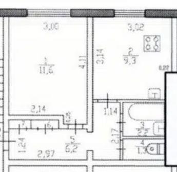 Купить квартиру г Хабаровск, кв-л ДОС (Большой Аэродром), д 48 4200000 рублей