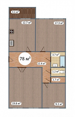 Планировка 45