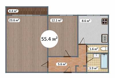 Планировка 532