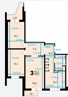 Купить квартиру г Москва, Севастопольский пр-кт, д 83 к 2 22700000 рублей