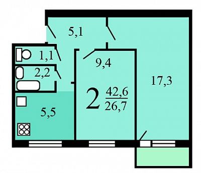 Купить квартиру г Москва, ул Гришина, д 14 11990000 рублей