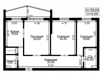 Продать квартиру г Москва, ул Мосфильмовская, д 55 39000000 рублей