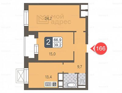 Купить квартиру г Москва, Береговой пр-д, д 1Б 32000000 рублей