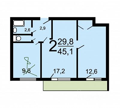 Купить квартиру г Москва, 3-й Монетчиковский пер, д 15 20200000 рублей
