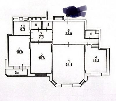 Купить квартиру г Москва, Университетский пр-кт, д 16 68000000 рублей