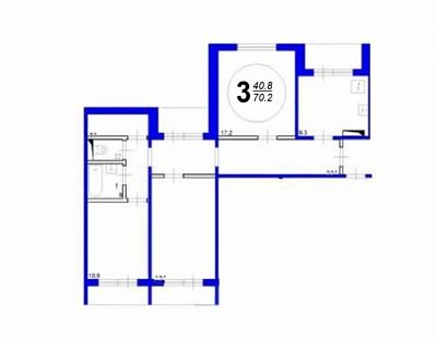 Купить квартиру г Москва, ул Улофа Пальме, д 3 25900000 рублей