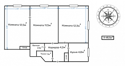 Купить квартиру г Москва, ул Бакунинская, д 58 стр 1 14550000 рублей