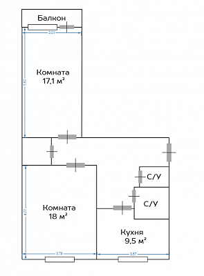Купить квартиру г Москва, ул Бориса Галушкина, д 18 18499990 рублей