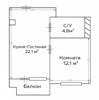 Купить квартиру г Москва, Лазоревый проезд, д 3 20500000 рублей