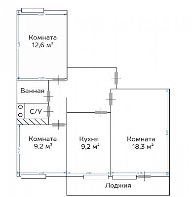 Купить квартиру г Москва, проезд Нансена, д 4 к 2 19000000 рублей