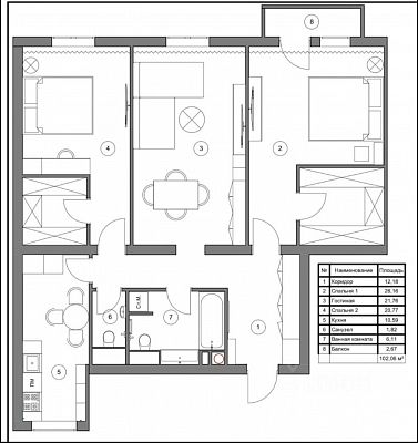Купить квартиру г Москва, Шелепихинское шоссе, д 17 к 1 39900000 рублей