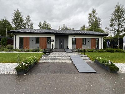 Купить дом Московская область, городской округ Истра, коттеджный посёлок Грин лаундж, Бирюзовая улица 35000000 рублей