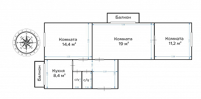 Купить квартиру г Москва, Лазоревый проезд, д 16 20700000 рублей