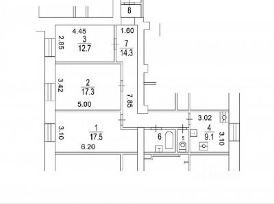 Купить квартиру г Москва, Космодамианская наб, д 40-42 стр 3 35250000 рублей