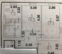 Купить квартиру г Москва, пр-кт Мира, д 185 к 2 16200000 рублей