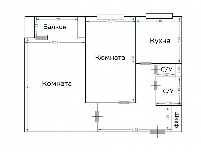 Купить квартиру г Москва, Лазоревый проезд, д 4 24000000 рублей
