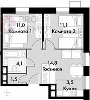 Купить квартиру г Москва, Волоколамское шоссе, д 71/22 к 3 16500000 рублей