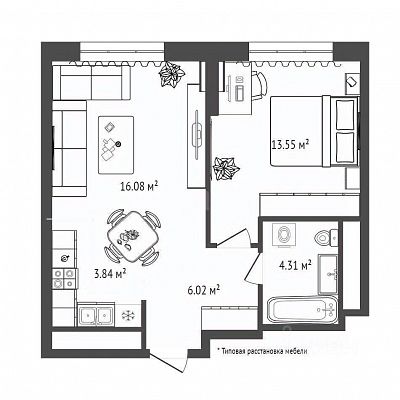 Купить квартиру г Москва, ул Петра Алексеева, д 14 19240000 рублей