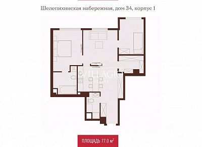 Купить квартиру г Москва, Шелепихинская наб, д 34 к 1 42000000 рублей