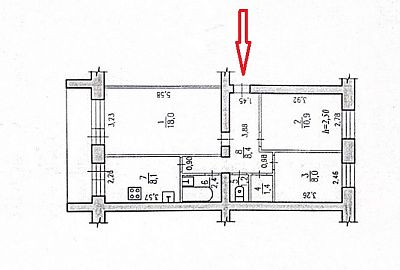 Купить квартиру Хабаровский район, село Сосновка, площадь Мира, 6 3800000 рублей