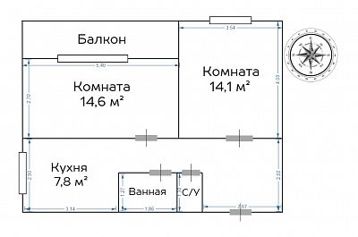 Купить квартиру г Москва, ул Лётчика Бабушкина, д 16 к 2 14500000 рублей