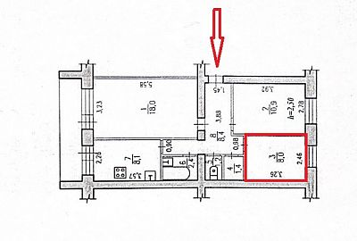 Купить квартиру село Сосновка, ул Площадь Мира, д 6 1700000 рублей