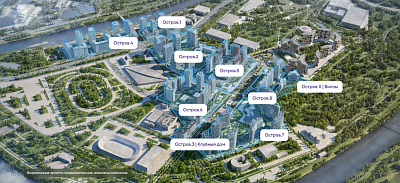 Купить квартиру Москва, жилой комплекс Остров, 5-й квартал, 8 23500000 рублей