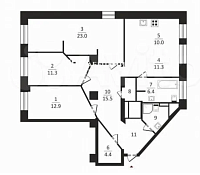 Купить квартиру г Москва, ул 1-я Останкинская, д 14/7 36200000 рублей