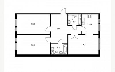 Купить квартиру г Москва, ул Саларьевская, д 14 к 2 36990000 рублей
