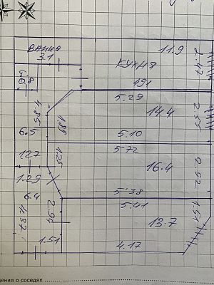 Купить квартиру г Санкт-Петербург, линия 18-я В.О., д 19 16950000 рублей