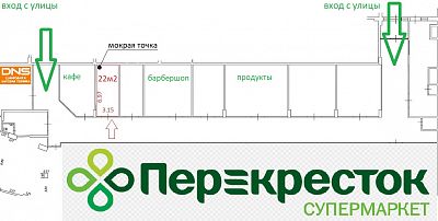 Снять в аренду торговую площадь г Санкт-Петербург, поселок Парголово, ул Брюлловская, д 3 стр 1 25000 рублей