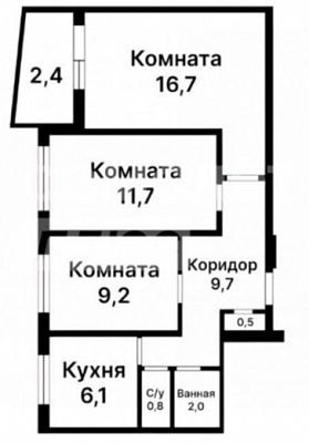 Купить квартиру г Москва, ул 50 лет Октября, д 3 12500000 рублей