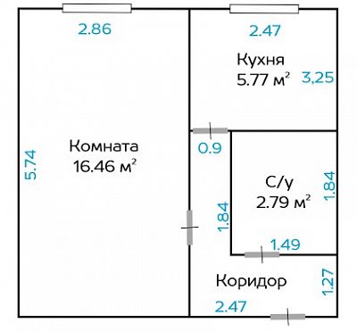 Купить квартиру г Москва, ул Фестивальная, д 15 к 1 9500000 рублей