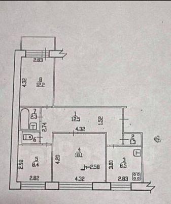 Купить квартиру г Хабаровск, ул Рокоссовского, д 37 7000000 рублей