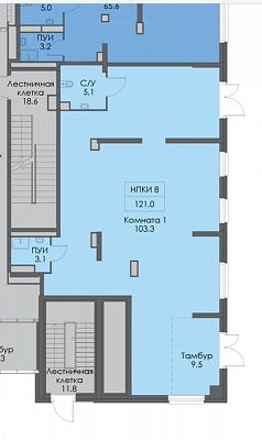 Снять в аренду помещение свободного назначения Москва, ЖК Люблинский Парк, 14.2 363000 рублей