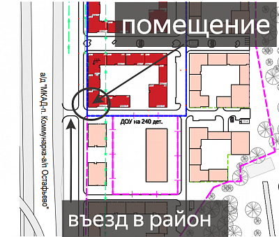Снять в аренду помещение свободного назначения Москва, Новомосковский административный округ, район Коммунарка, ЖК Бунинские Кварталы, 7.3 219000 рублей