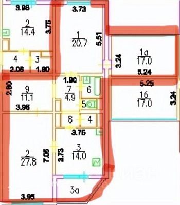 Купить квартиру г Москва, ул Главмосстроя, д 7 28000000 рублей