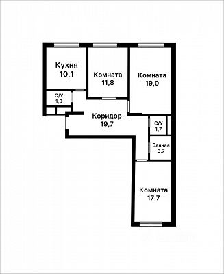 Купить квартиру г Москва, Хорошёвское шоссе, д 12 к 1 37000000 рублей