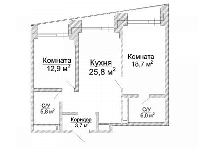 Купить квартиру Москва, жилой комплекс Остров, 8-й квартал 49800000 рублей