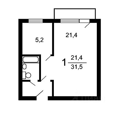 Купить квартиру г Москва, ул Туристская, д 13 к 1 11900000 рублей