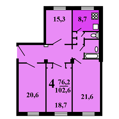 Купить квартиру г Москва, ул 1-я Хуторская, д 16/26 к 1 27900000 рублей
