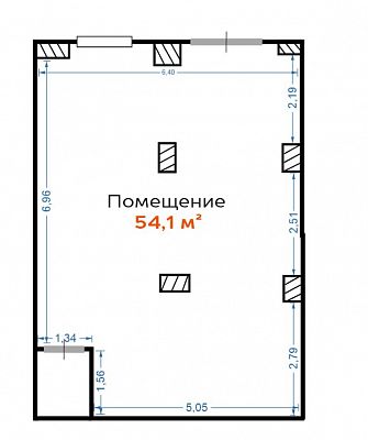 Снять в аренду помещение свободного назначения г Москва, ул Римского-Корсакова, д 11 к 4 135000 рублей