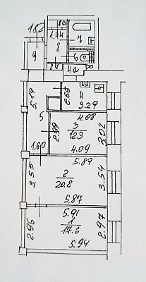 Купить квартиру г Москва, ул Щербаковская, д 16 34000000 рублей