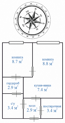 Купить квартиру Москва, ЖК 2-й Иртышский, 1.3 13200000 рублей