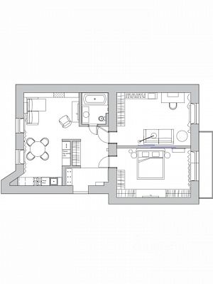 Купить квартиру г Москва, ул 3-я Тверская-Ямская, д 12 55000000 рублей