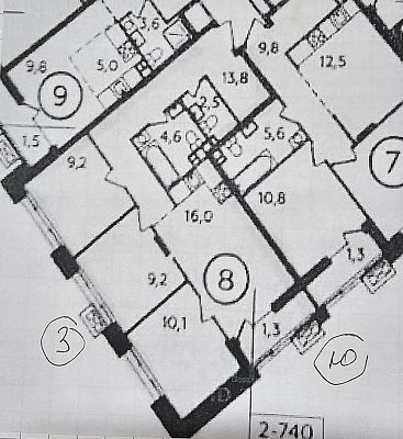 Купить квартиру г Москва, Прокшинский пр-кт, д 12 34500000 рублей