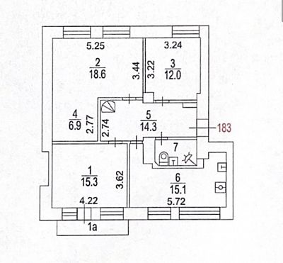 Купить квартиру г Москва, Орлово-Давыдовский пер, д 2/5 к 3 55000000 рублей