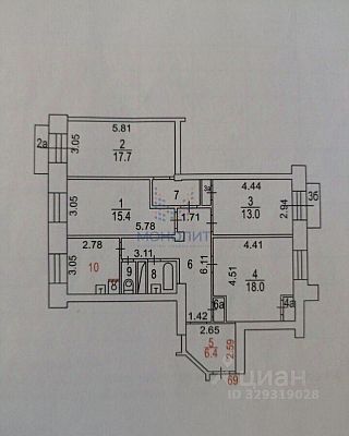 Купить квартиру г Москва, Фрунзенская наб, д 28 72097000 рублей